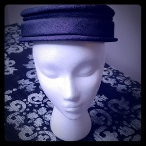 Vintage pillbox hat with tag